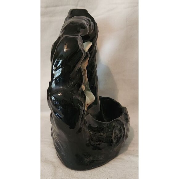 Ceramic Asian Man Woman Figurines‎ Table TV Lamp Dish Mid Century Vintage - Picture 8 of 10